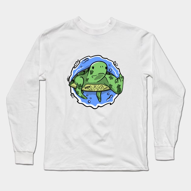 Turtle Long Sleeve T-Shirt by jjsealion